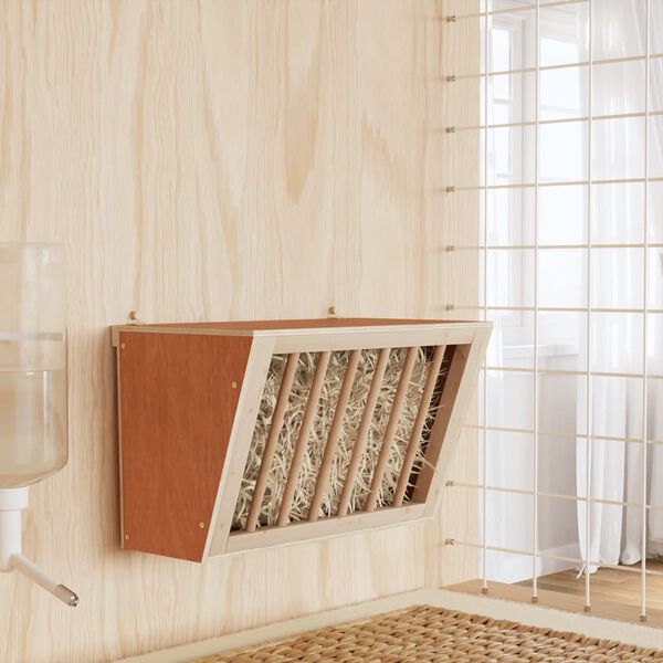 vidaXL H&oslash;ymater for kanin 37x18,5x23 cm heltre gran