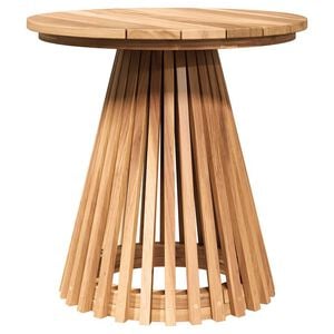 vidaXL Sidetabell Brun 50 x 50 x 49,5 cm Massivt Teaktre
