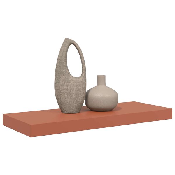 vidaXL Vegghylle Veggmontert R&oslash;d 60 x 23 x 4 cm Konstruert tre