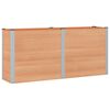vidaXL H&oslash;ybed Brun 200 x 50 x 91 cm WPC og Aluminium