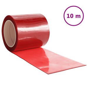 vidaXL D&oslash;rgardin r&oslash;d 200 mmx1,6 mm 10 m PVC