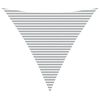 vidaXL Solskygge seil 6 x 6 x 6 m 100% polyester Oxford Trekantet