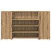 vidaXL Resepsjonspult artisan eik 180x50x103,5 cm konstruert tre
