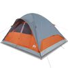 vidaXL Kuppeltelt for camping 6 personer oransje vanntett