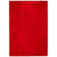 vidaXL Teppe HUARTE kort luv mykt og vaskbart rød 120x170 cm