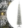 vidaXL Kunstig juletre med 300 LED gr&oslash;nn 300 cm PVC og st&aring;l og plast