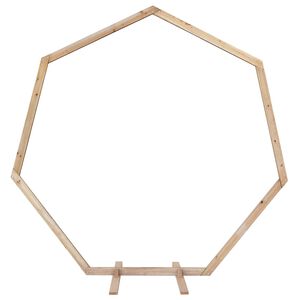 vidaXL Bryllupsbue Lys Brun 221 x 92 x 216 cm Massiv furu