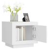vidaXL Salongbord hvit 51x50x45 cm konstruert tre