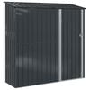 vidaXL Hageskur Antrasitt 203,5 x 73 x 200 cm Metall