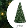 vidaXL Juletre med dekorative strenglys gr&oslash;nn 400 cm PVC