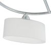 vidaXL Taklampe med ellipseformede glasskjermer for 5 E14-pærer 200 W