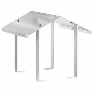 vidaXL Pipehette s&oslash;lv 40 x 40 x 37,5 cm Rustfritt St&aring;l