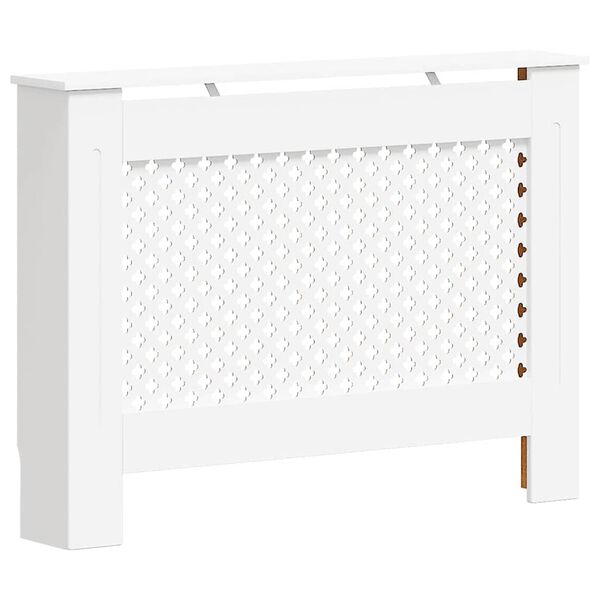 vidaXL Radiatordeksler 2 stk hvit 112x19x81,5 cm MDF