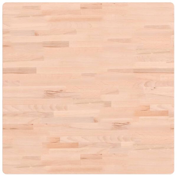 vidaXL Bordplate 80x80x1,5 cm firkantet heltre b&oslash;ketre