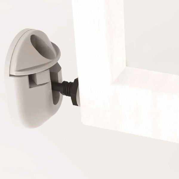 Noma Sikkerhetsgrind 63,5-106 cm tre hvit 94153