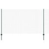 vidaXL Sveiset tr&aring;dgjerde med stolper 50 x 1,4 m PVC-belagt st&aring;l Gr&oslash;nn