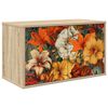 vidaXL Vegghengt TV-skap GENNEP 69 x 33 x 40 cm Sonoma eik