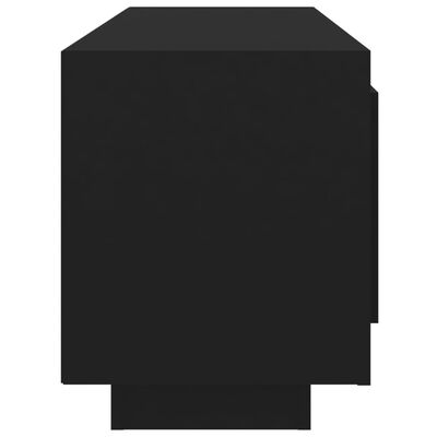 vidaXL TV-benk svart 102x35x45 cm konstruert tre