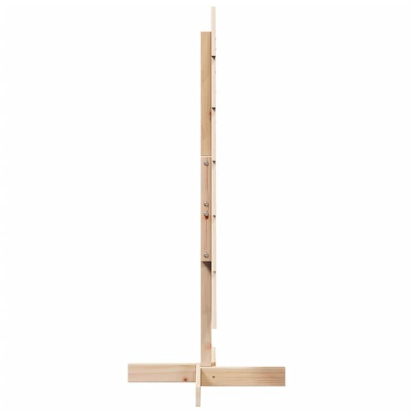 vidaXL Juletre av tre til pynt 120 cm heltre furu