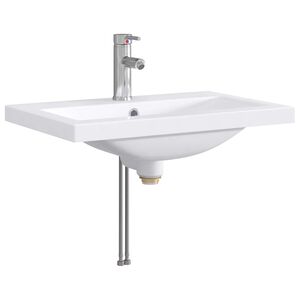 vidaXL Vaskeservant for bad Krom 61 x 40 x 16,5 cm Metall