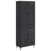 vidaXL Skapsett 2 pcs 66 x 34,5 x 90 cm Konstruert tre