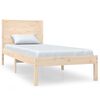 vidaXL Sengeramme uten madrass 90x200 cm heltre furu