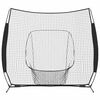 vidaXL Baseball treningsnett Svart 250 x 106 x 209 cm Polyester