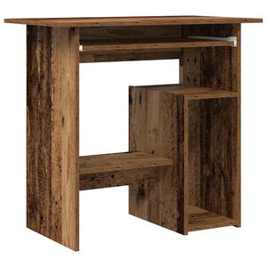 vidaXL Skrivebord gammelt tre 80x45x74 cm konstruert tre
