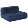 vidaXL Modulsofa 4 pcs Indigo stoff