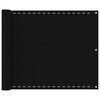 vidaXL Balkongskjerm svart 75x300 cm HDPE