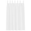 vidaXL Voile Gardin med gardiner 2 pcs Hvit 175 x 140 cm Polyester