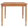 vidaXL Hagespisebord 150x90x75 cm heltre teak