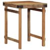 vidaXL Spisebord Brun 60 x 55 x 76 cm gjenvunnet heltre