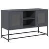 vidaXL TV-benk antrasitt 100,5x39x60,5 cm st&aring;l