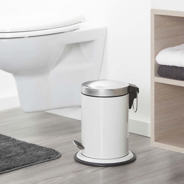 Sealskin Acero S&oslash;ppelb&oslash;tte med pedal hvit 3 L 361732410