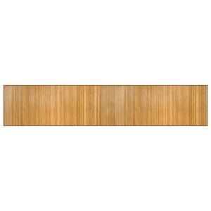 vidaXL Teppe rektangul&aelig;r naturell 80x400 cm bambus