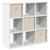 vidaXL Serviesskap Hvit 73,5 x 24 x 69,5 cm