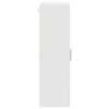 vidaXL Vegghengt skap med hylle Hvit 55 x 29 x 100 cm Konstruert tre
