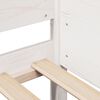 vidaXL Sengeramme uten madrass hvit 80x200 cm heltre furu