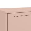 vidaXL Highboard rosa 68x39x111,5 cm st&aring;l