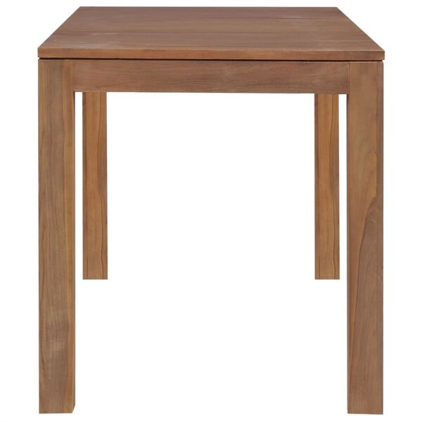 vidaXL Spisebord heltre teak med naturlig etterbehandling 120x60x76 cm