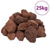 vidaXL Lavasteiner 25 kg r&oslash;d 5-8 cm