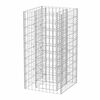 vidaXL Gabion h&oslash;ybed st&aring;l 50x50x100 cm