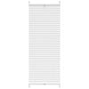 Plissegardiner 50x150cm Hvit