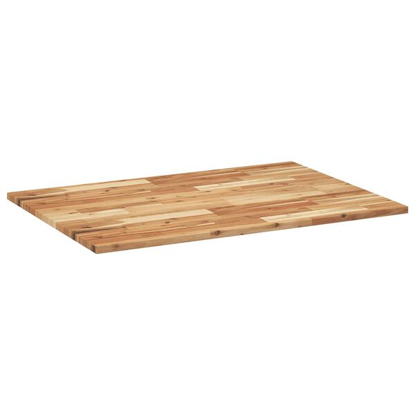 vidaXL Bordplate ubehandlet 120x70x2 cm heltre akasie