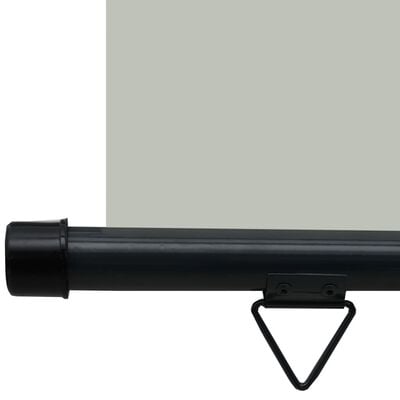 vidaXL Sidemarkise for balkong 80x250 cm grå