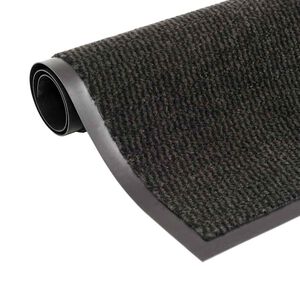 vidaXL St&oslash;vkontroll matte rektangul&aelig;r tuftet 40x60 cm svart