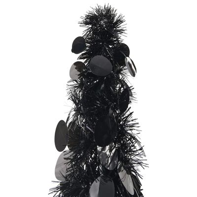 vidaXL Pop-up kunstig juletre svart 180 cm PET