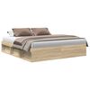 vidaXL Sengeramme sonoma eik 180x200 cm