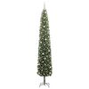 vidaXL Kunstig juletre med 300 LED gr&oslash;nn 270 cm PVC og st&aring;l og plast